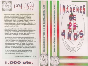 Carátula Video 25 aniversario AA VV