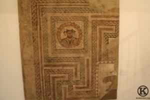 Fragmento del mosáico Las Cuatro Estaciones (siglo IV, Villa romana de Carabanchel Bajo)