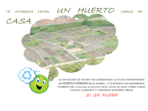 Huertos urbanos en Carabanchel