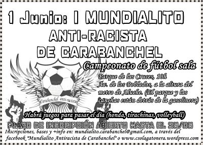 I Mundialito antiracista Carabanchel