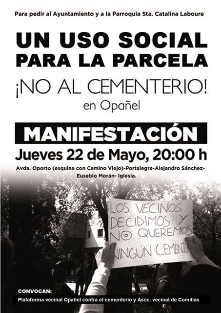 Manifestación Opañel 22 de mayo