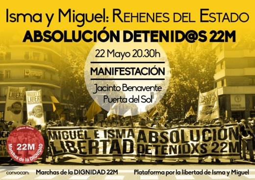 Manifestacion 22 mayo -Ismael Miguel