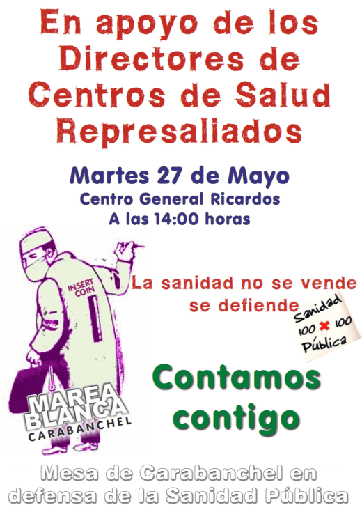 Movilización sanidad 27 de mayo
