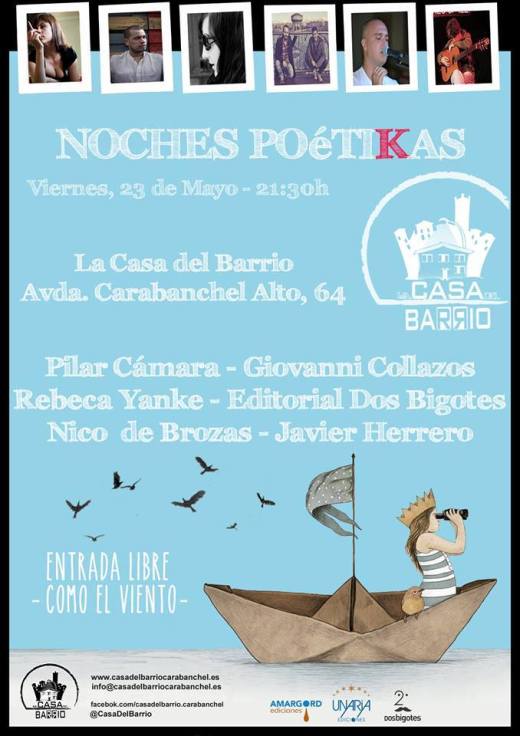 Noches Poéticas en la Casa del Barrio 23 de mayo