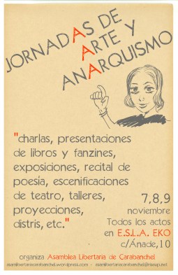 cartel_jornadas de arte y anarquismo EKO noviembre 2014