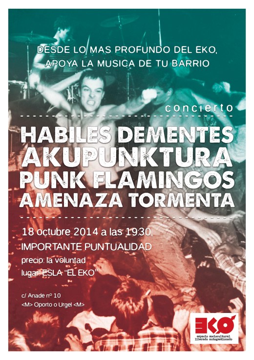 Concierto habiles dementes Eko Carabanchel