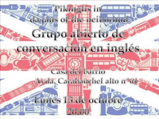 Conversacion en ingles casa del barrio