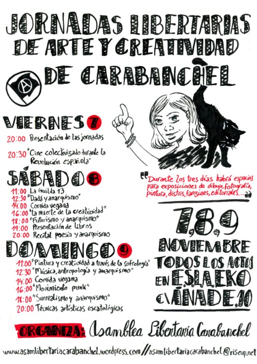 Jornadas libertarias arte y creatividad EKO Carabanchel