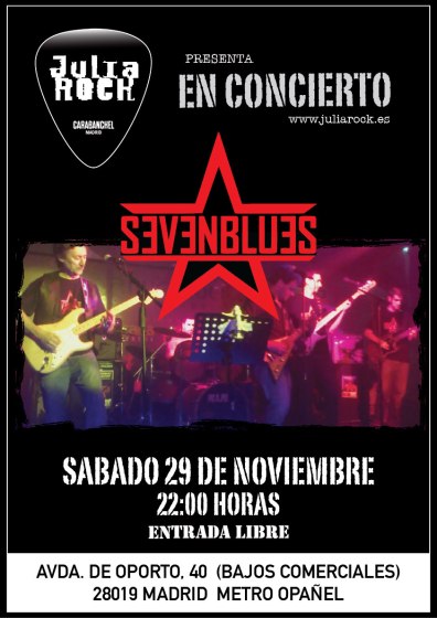 Julia Rock Concierto 7Blues 2014-11-29