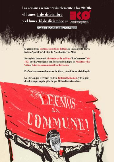 cartel-la-comuna-Nov Lectura L a Comuna de Paris