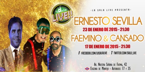 faemino y cansado sala live