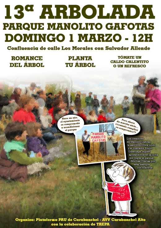 Cartel 13 Arbolada final Manolito Gafotas 2015