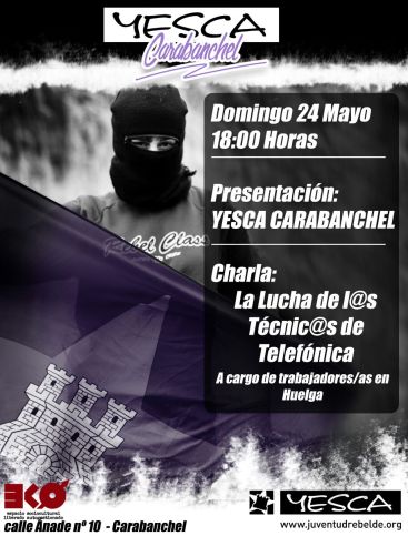 Presentación YESCA Carabanchel EKO 24 mayo