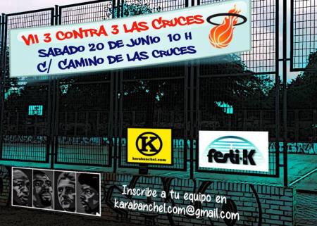 Cartel VII 3 contra 3 Las Cruces 2015