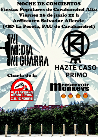 Noche de conciertos Fiestas de Carabanchel Alto