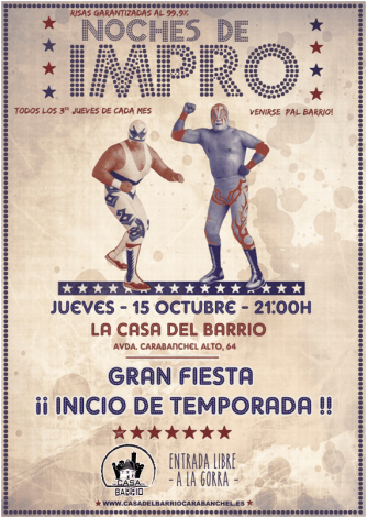 Noches de Impro Casa del Barrio 15 de octubre
