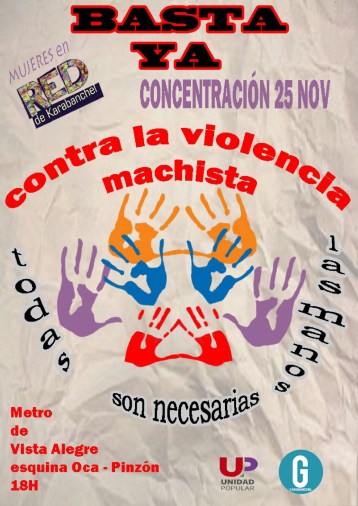 Cartel Mujeres en Red 25N