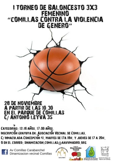 Torneo 3 contra 3 femenino Comillas 28 de noviembre
