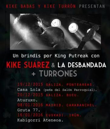 Kike Suarez y Los Turrones en Gruta 77