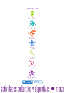 Actividades culturales y deportivas marzo de la Junta Municipal de Carabanchel