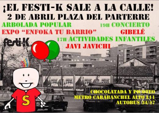 El Festi-k sale a la calle 2 de abril en la Plaza del Parterre