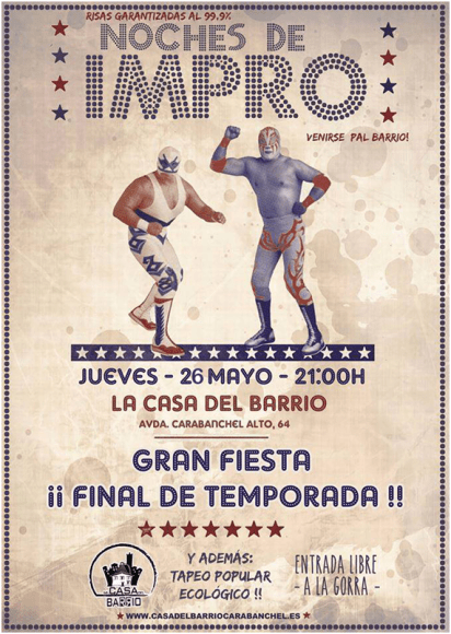 final de temporada de Las Noches De Impro de La Casa del Barrio