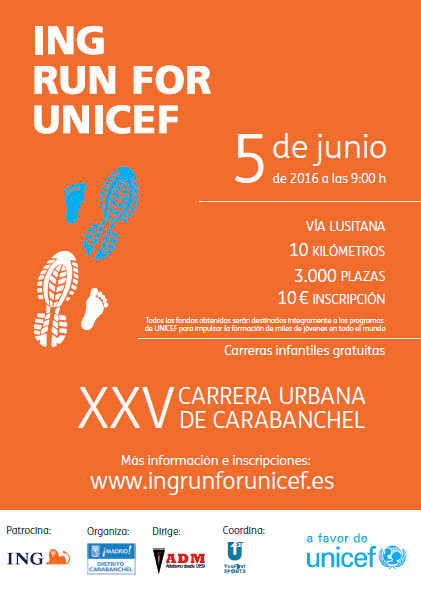 XXV Carrera popular de Carabanchel el 5 de junio