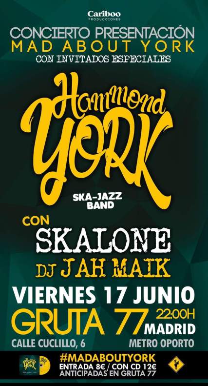 Hammond York en Gruta 77