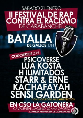 ii-festival-de-rap-contra-el-racismo-el-21-de-enero-en-la-cso-la-gatonera