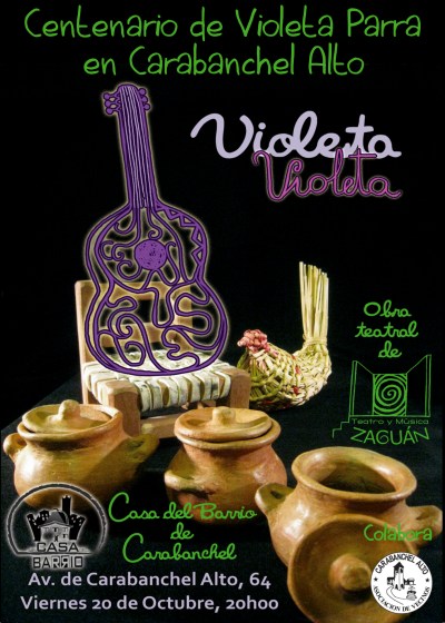 Tetro Violeta Violeta Casa del barrio 20 de octubre