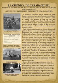 ANTOINE DE SAINT-EXUPÉRY EN EL FRENTE DE CARABANCHEL